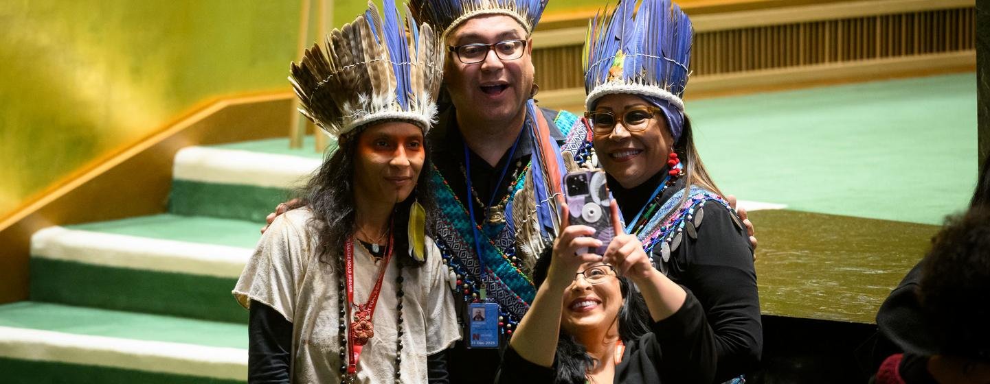 Participants attend the opening of the 24th Session of the Permanent Forum on Indigenous Issues. Participants attend the opening of the 24th Session of the Permanent Forum on Indigenous Issues.