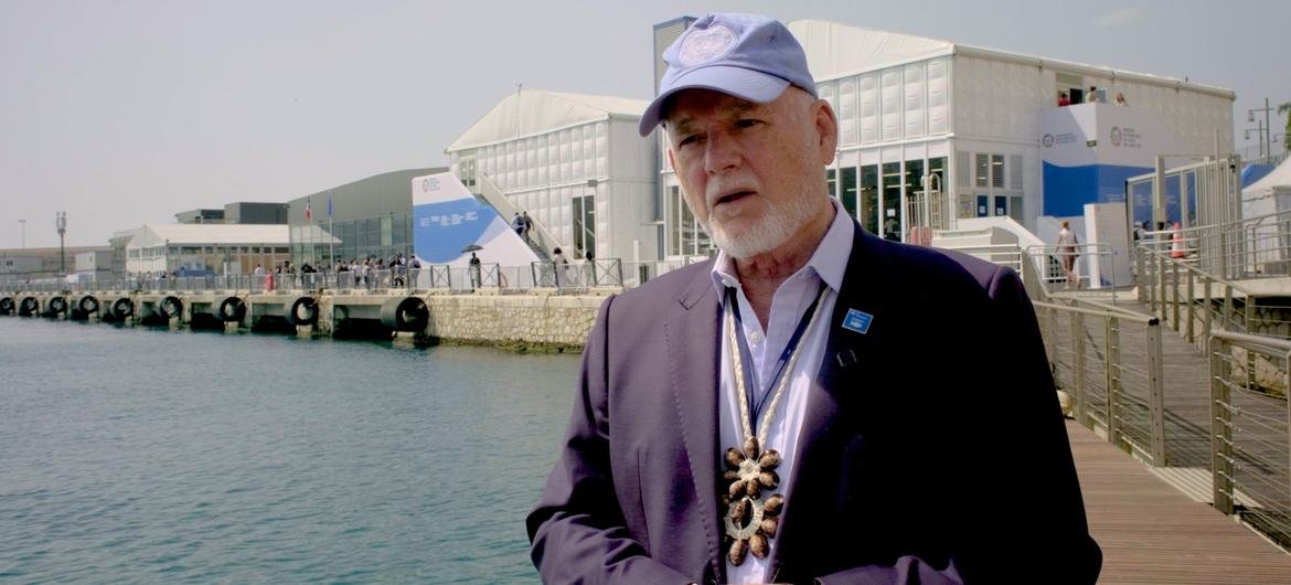 Peter Thomson, the UN Secretary-General’s Special Envoy for the Ocean, talks to UN News. Peter Thomson, the UN Secretary-General’s Special Envoy for the Ocean, talks to UN News.